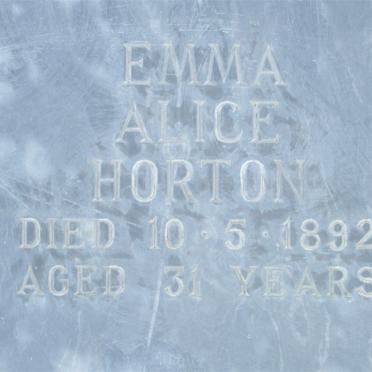HORTON Emma Alice -1892