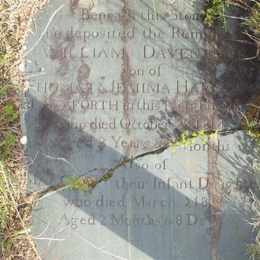 HARINGTON  William Davenport -1814 :: HARINGTON Margaret -1817