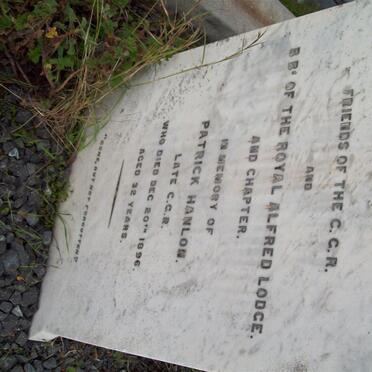 HANLON Patrick -1896