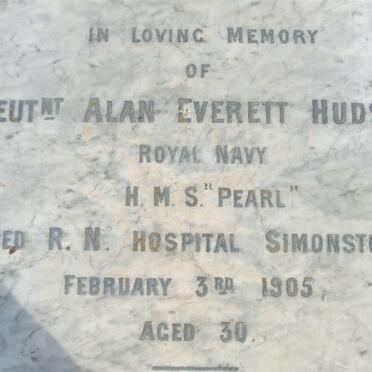 HUDSON Alan Everett -1905