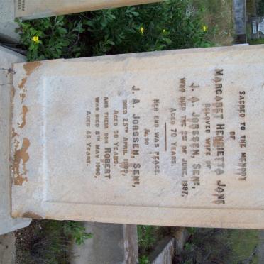 JORSSEN J.A. -1909 &amp; Margaret Henrietta Jane -1897 :: JORSSEN Robert -1900