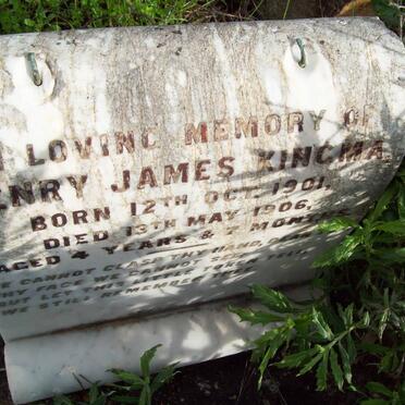 KINGMA  Henry James 1901-1906