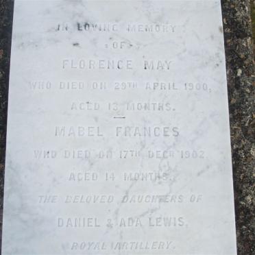 LEWIS Florence May -1900 :: LEWIS Mabel Francis -1902