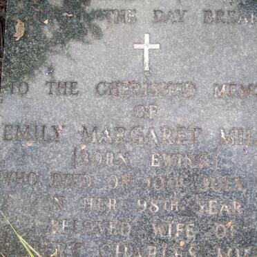 MILLER Emily Margaret nee EWING -1987
