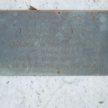 MAY Ursula 1926-1981