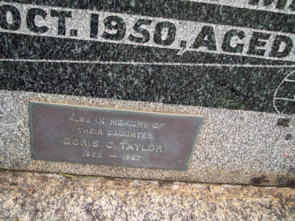 TAYLOR Doris C. 1900-1967