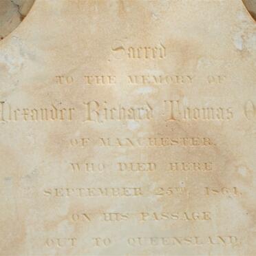 OLIVER Alexander Richard Thomas -1864