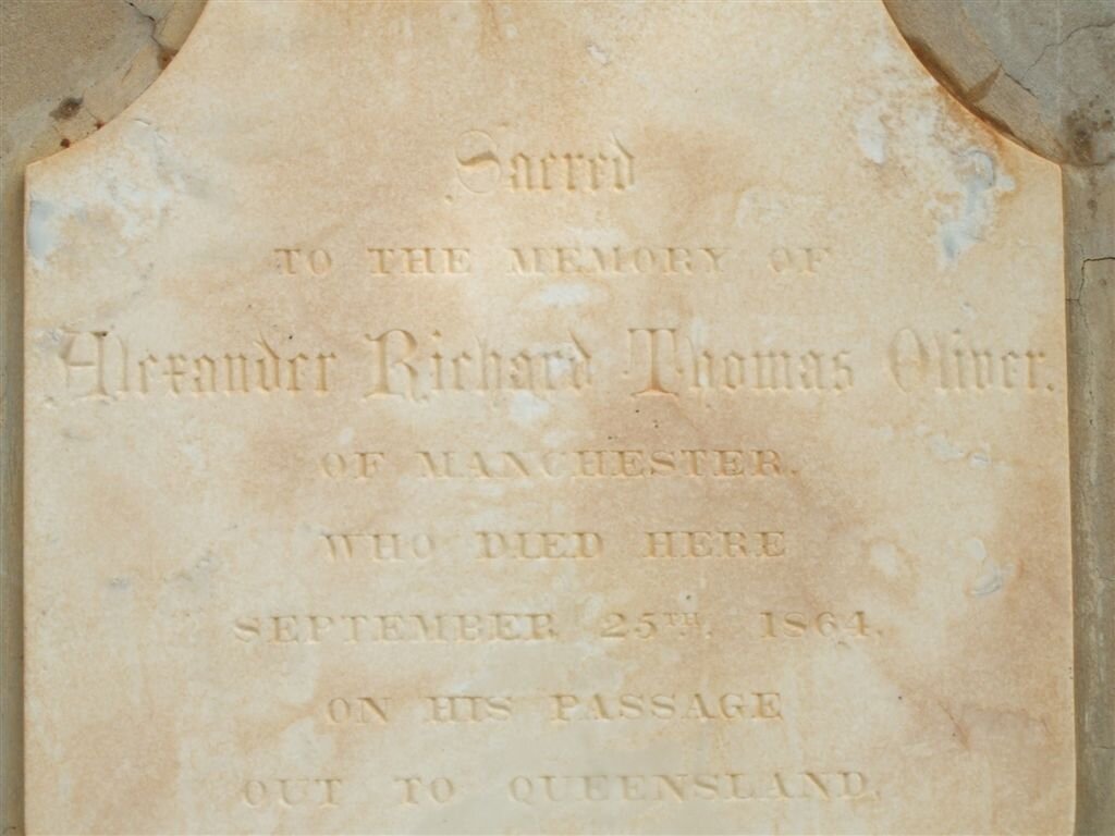 OLIVER Alexander Richard Thomas -1864