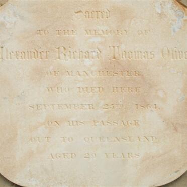 OLIVER Alexander Richard Thomas -1864