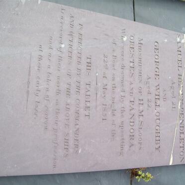 PENDLETON  Samuel Henry -1851  :: WILLOUGHBY George -1851