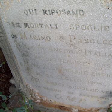 PASCUCCI Marino 1882-1908