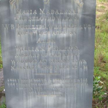 PHILLIPS William -1886 &amp; Maria Magdalena -1856