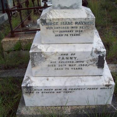 RAYNER George Isaac -1898 &amp; Fanny -1902