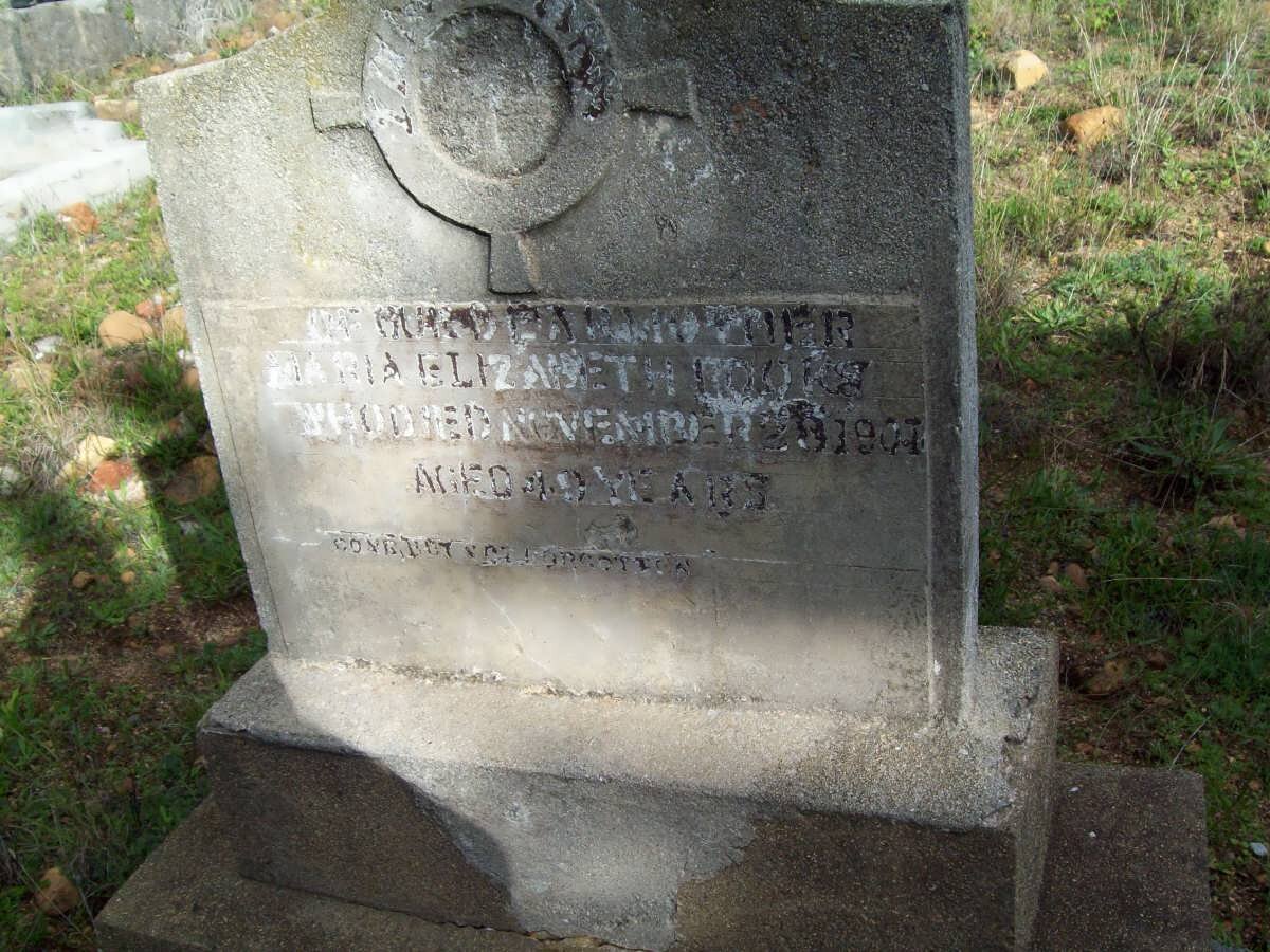 ROOKS Maria Elizabeth -1901