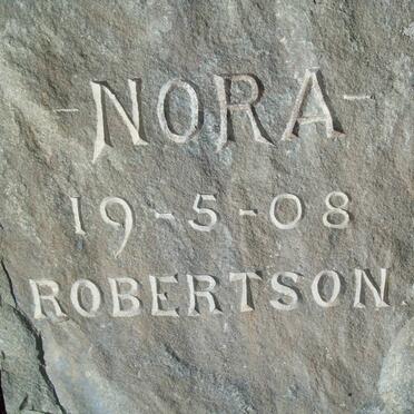 ROBERTSON Nora  -1908