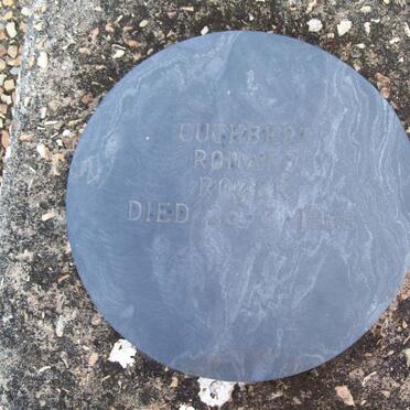 ROGER Cuthbert Ronald -1898