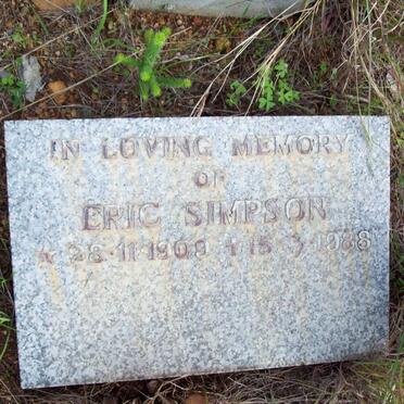 SIMPSON Eric  1909-1988
