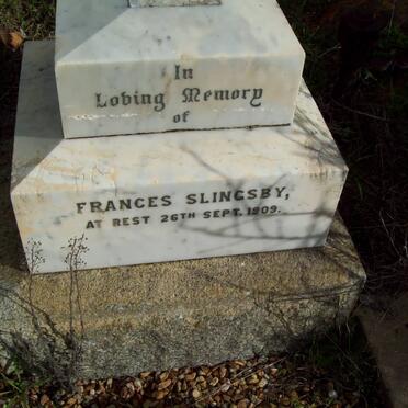 SLINGSBY Frances -1909