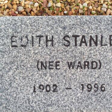 STANLEY Edith nee WARD 1902-1996