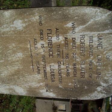 SLATER Jane Caroline -1902 :: SLATER Florence Louisa -1904