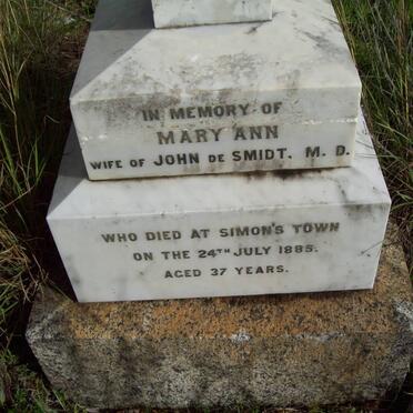 SMIDT Mary Ann, de -1885