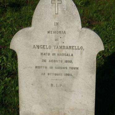 TAMBARELLO Angelo 1880-1905