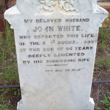 WHITE John -1894