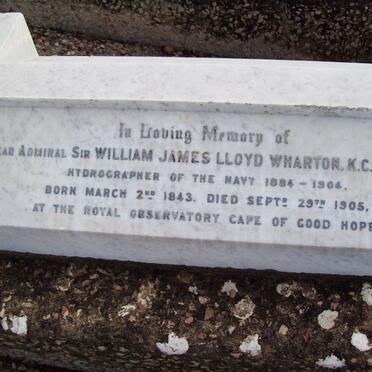 WHARTON William James Lloyd 1843-1905