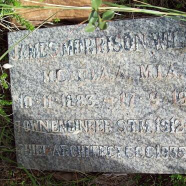 WILSON James Morrison 1883-1969