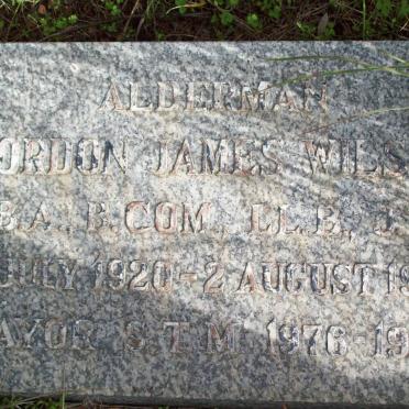 WILSON Gordon James 1920-1995