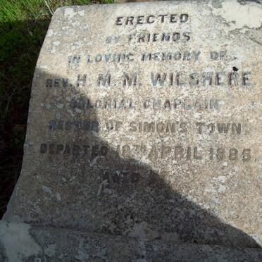 WILSHERE H.M.M. -1885