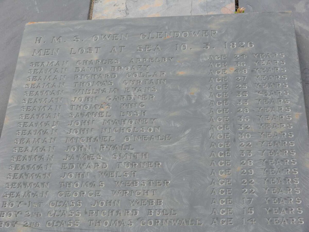 16. H.M.S. Owen Glendower 1826