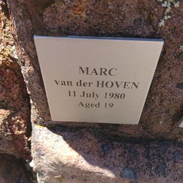HOVEN Marc, van der -1980