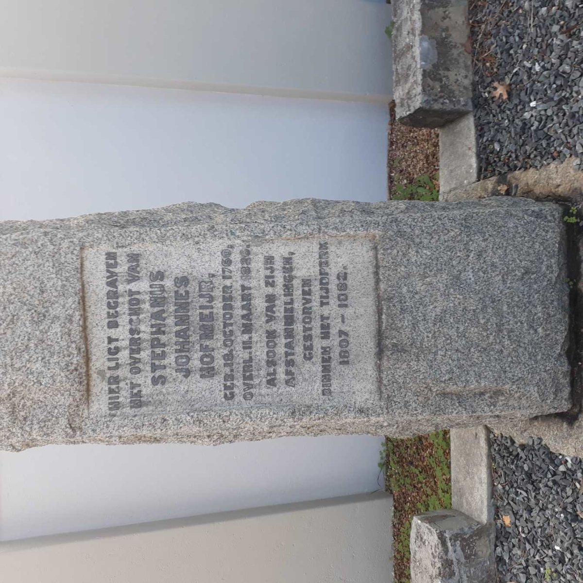 HOFMEIJR Stephanus Johannes 1760-1826