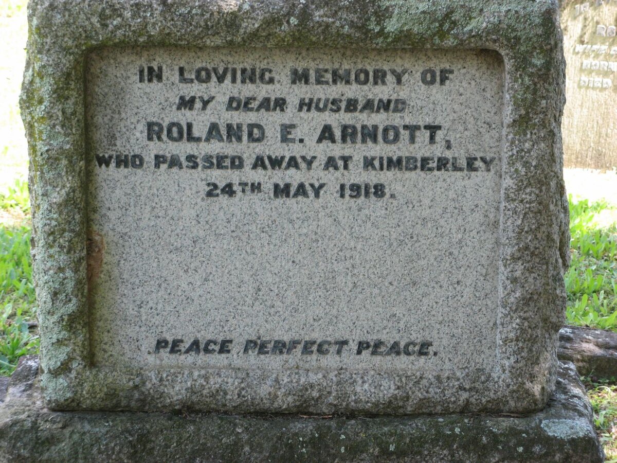 ARNOTT Roland E. -1918