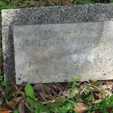 BEER Geoffrey Fitzroy, de 1892-1973