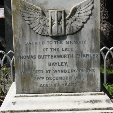 BAYLEY Thomas Butterworth Charles -1871