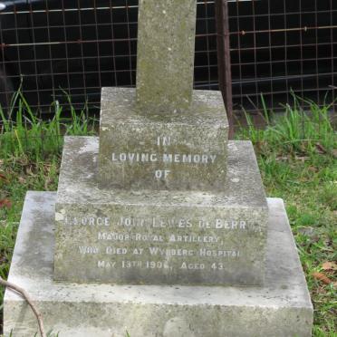 BERRY George John Lewes, de -1906