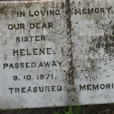 BRAY Maud Ann 190?-1998 :: ? Helene -1971