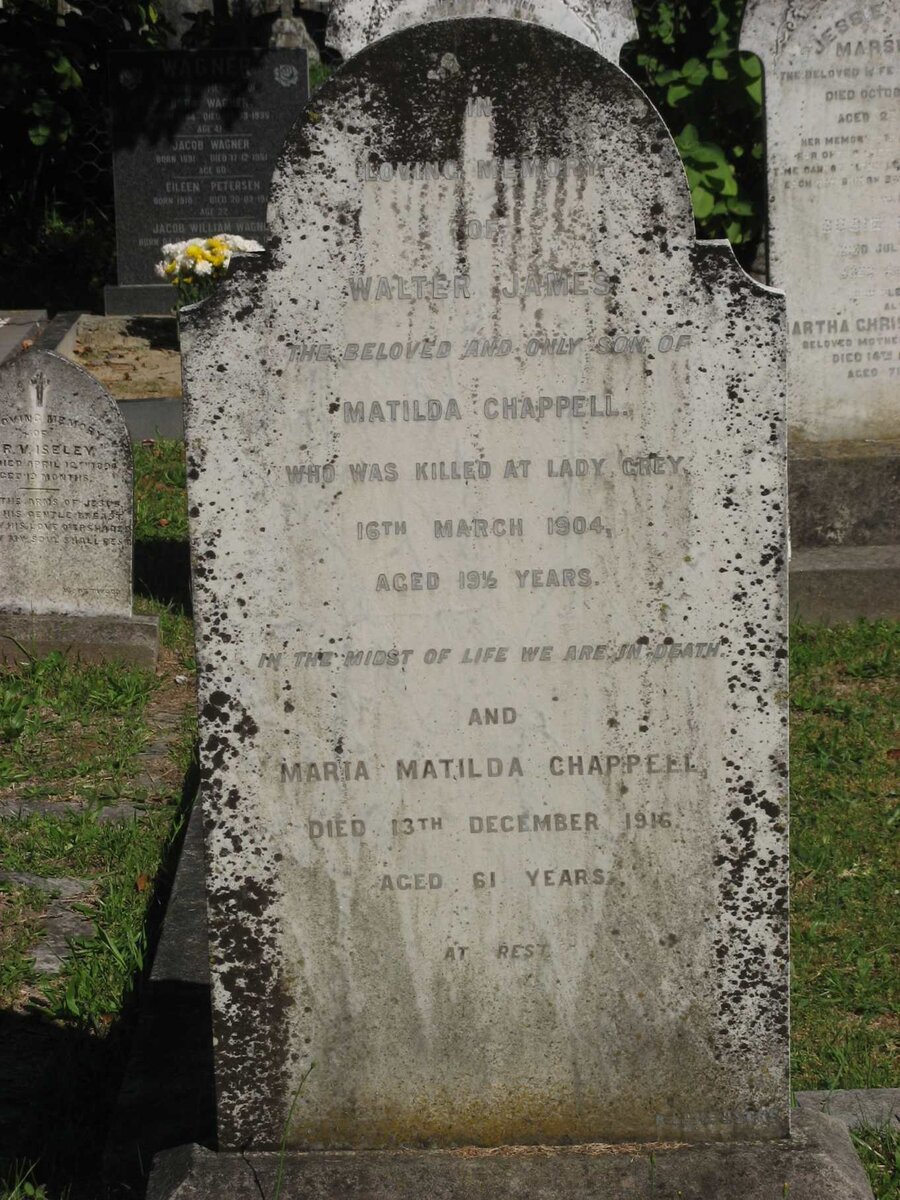 CHAPPELL Maria Matilda -1916 :: CHAPPELL Walter James -1904 