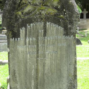 COLE Mary Ann Elizabeth -1914