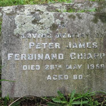 CHIAPPINI Peter James Ferdinand -1959