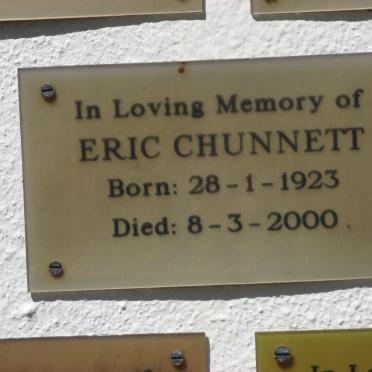 CHUNNETT Eric 1923-2000