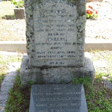 CLEWS Charles 1883-1967 &amp; Jeannie 1882-1951 :: CLEWE Nellie 1890-1956
