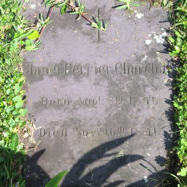 CHURCHILL Janet Ferrier 1871-1871