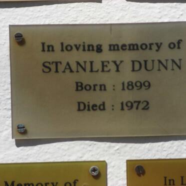 DUNN Stanley 1899-1972