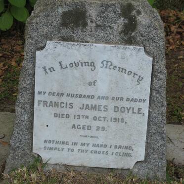 DOYLE Francis James -1918