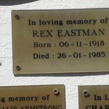 EASTMAN Rex 1918-1985