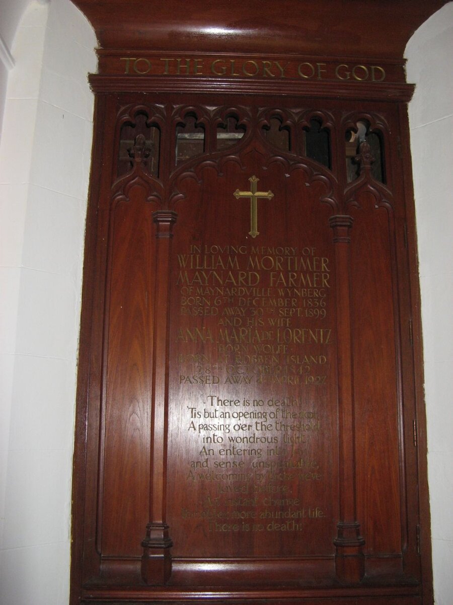 FARMER William Mortimer Maynard 1836-1899 &amp; Anna Maria de Lorentz WOLFE 1842-1927