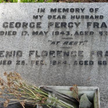 FRANCIS George Percy -1943 &amp; Enid Florence -1954